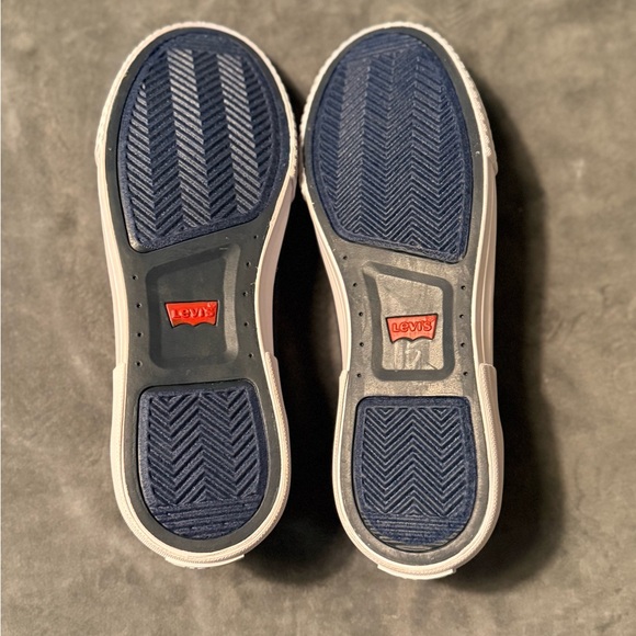 NWT LEVI’S Anikin Canvas Men's Navy Blue Sneakers Size 10 - Picture 7 of 10